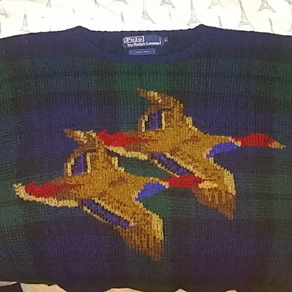 100% wool sweater